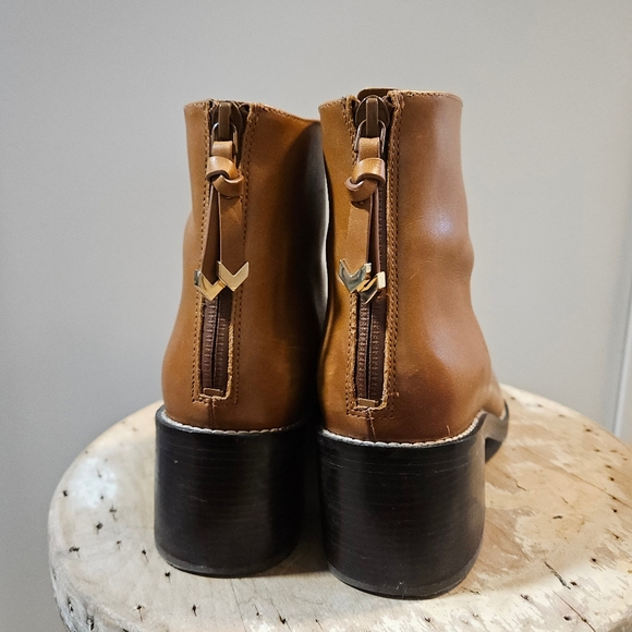 Cole Haan Winnie Grand 360 cognac Leather ankle bootie waterproof 7.5 - Picture 5 of 8